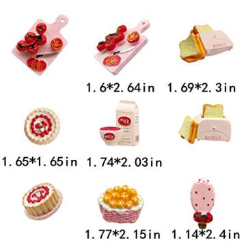 JINHANG 16pcs Creative 3D Refrigerator Magnet Set