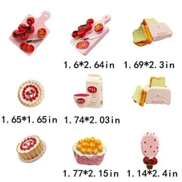 JINHANG 16pcs Creative 3D Refrigerator Magnet Set