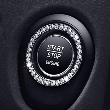 Stylish KINGMAS Diamond Steering Wheel Cover for Women