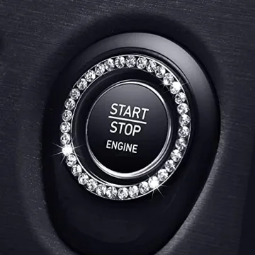 Stylish KINGMAS Diamond Steering Wheel Cover for Women