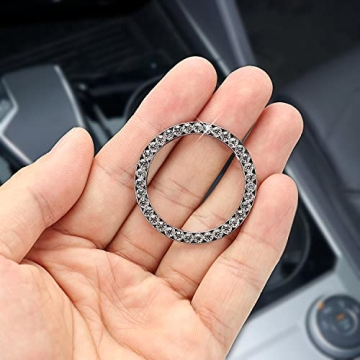 Stylish KINGMAS Diamond Steering Wheel Cover for Women