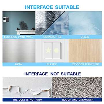 Glow in The Dark Stars for Ceiling, 1049PCS Wall Stickers Inculding Moon and Stars Decor, Glow in The Dark Wall Decals for Kids Room