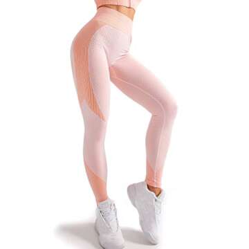 Workout Seamless Leggings for Women High Waisted Leggings Yoga Pants Sweat Proof