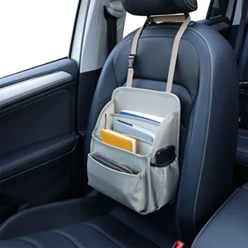 Viaviat Car Front Seat Organizer - Large Durable Storage