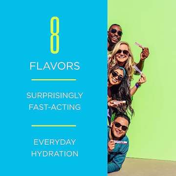 AdvoCare Rehydrate Electrolyte Drink Mix - Hydration & Recovery Drink with Sodium, Potassium & More - Berry Lemon Ice, 12.7 oz