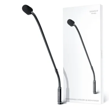 MRSDY Gooseneck Microphone, 23 Inch DJ Microphone for Audio Mixer, Professional XLR Wired Dynamic Mi...