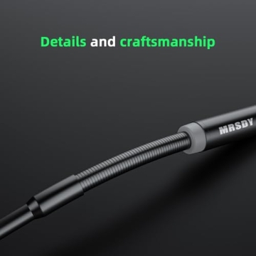 MRSDY Gooseneck Microphone, 23 Inch DJ Microphone for Audio Mixer, Professional XLR Wired Dynamic Mic, Extended Black Metal Noise Reduction Microphone, Supports 360° Rotation and Bending