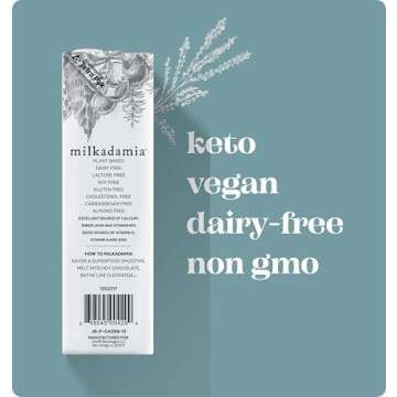 milkadamia Macadamia Milk - Unsweetened - 32 Fl Oz (Pack of 6) - Lactose Free Milk, Vegan Shelf Stable Milk, Plant Based Non Dairy Milk, Organic Dairy Free Macadamia Nut Milk