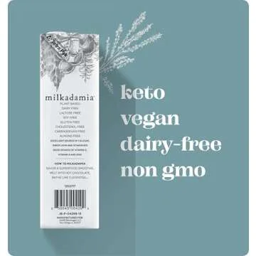 milkadamia Macadamia Milk - Unsweetened - 32 Fl Oz (Pack of 6) - Lactose Free Milk, Vegan Shelf Stable Milk, Plant Based Non Dairy Milk, Organic Dairy Free Macadamia Nut Milk