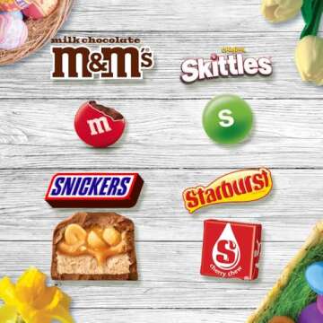 Easter Candy Variety Pack with M&M'S, SKITTLES, SNICKERS