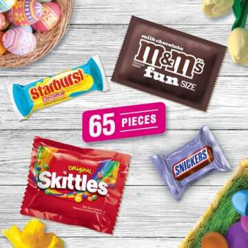 Easter Candy Variety Pack with M&M'S, SKITTLES, SNICKERS