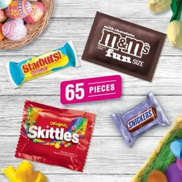 Easter Candy Variety Pack with M&M'S, SKITTLES, SNICKERS