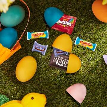 Easter Candy Variety Pack with M&M'S, SKITTLES, SNICKERS