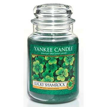 Yankee Candle Large Jar 22 oz. "Lucky Shamrock"
