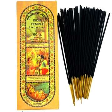 Song of India India Temple Incense 50 Stick Medium Box (Pack of 2)