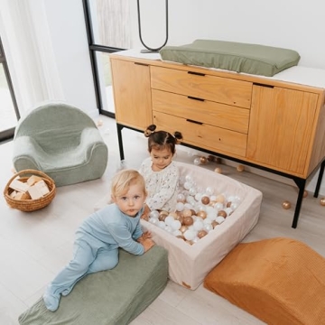 ZICOTOS Toddler Climbing Set Foam Play Gym Ball Pit