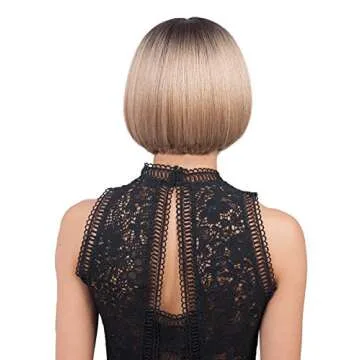 Bobbi Boss Synthetic Hair Lace Front Wig MLF126 Swiss Lace Lyna (1B)