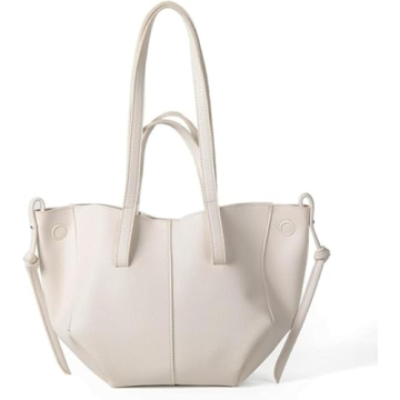 JOLILUNA Stylish Faux Leather Shoulder Bag for Women - Trendy Tote with Magnetic Closure