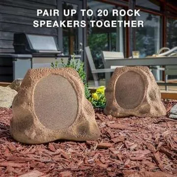 Victrola Rock Speaker Connect: Rugged Outdoor Bluetooth Speaker
