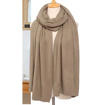 Wander Agio Women’s Warm Winter Infinity Scarf Set Khaki