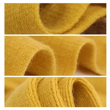 Wander Agio Women’s Warm Winter Infinity Scarf Set Khaki