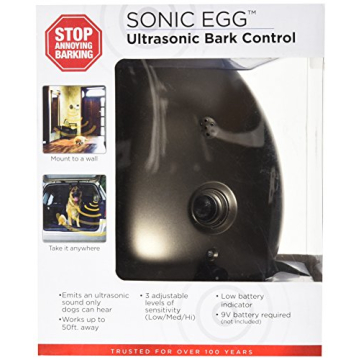 Sunbeam Sonic Egg Ultrasonic Bark Control Device for Dogs