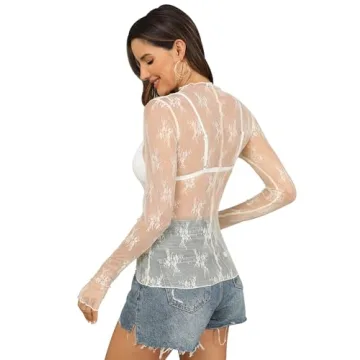 Ugerlov Sheer Lace Top for Stylish Comfort