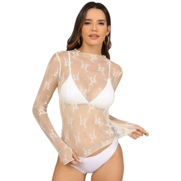 Ugerlov Sheer Lace Top for Stylish Comfort