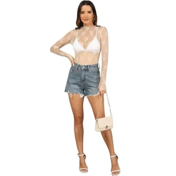 Ugerlov Sheer Lace Top for Stylish Comfort