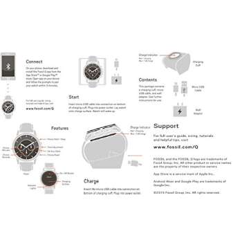 Fossil Q Grant Gen 1 Hybrid Sand Leather Smartwatch