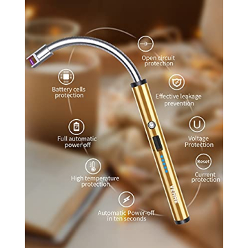VEHHE Candle Lighter 2 Pack - Eco-Friendly Rechargeable Lighters