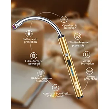 VEHHE Candle Lighter 2 Pack - Eco-Friendly Rechargeable Lighters