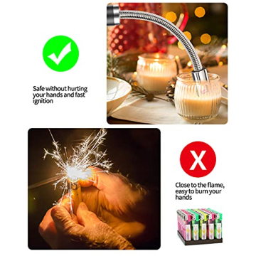 VEHHE Candle Lighter 2 Pack - Eco-Friendly Rechargeable Lighters