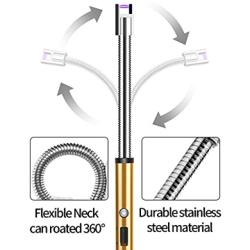 VEHHE Candle Lighter 2 Pack - Eco-Friendly Rechargeable Lighters