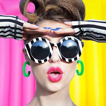 Skylety 80s Neon Earrings for Women - Retro Fun!