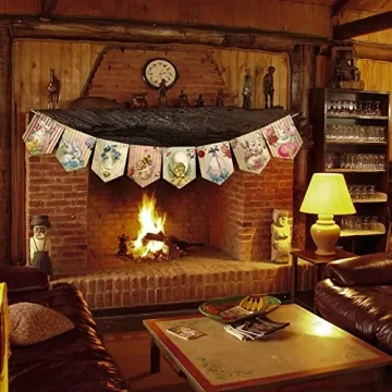 Charming Vintage Easter Garland for Home Decor and Celebration