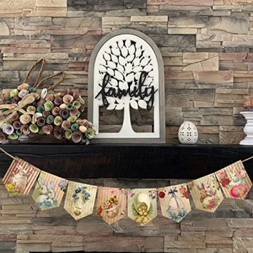 Charming Vintage Easter Garland for Home Decor and Celebration