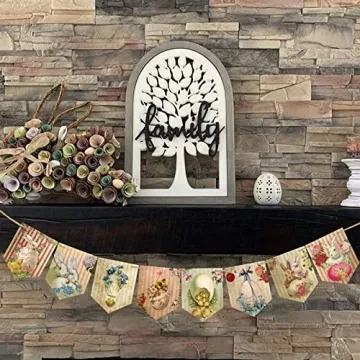 Charming Vintage Easter Garland for Home Decor and Celebration