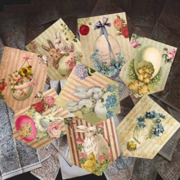 Charming Vintage Easter Garland for Home Decor and Celebration