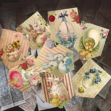 Charming Vintage Easter Garland for Home Decor and Celebration