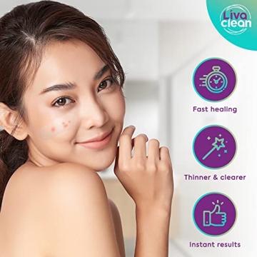 LivaClean Large Hydrocolloid Acne Patches for Breakouts