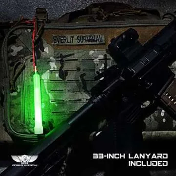 EVERLIT Survival Emergency Glow Sticks- 6 Inches Light Sticks for First Aid Kit, Survival Kit, Camping, Hiking, Outdoor, Disasters, Emergencies Up to 12 Hours Duration… (6 Pack, Green)