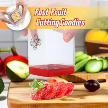 Coocake Fruit Slicer Cup for Quick and Easy Slicing
