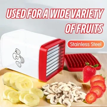 Coocake Fruit Slicer Cup for Quick and Easy Slicing