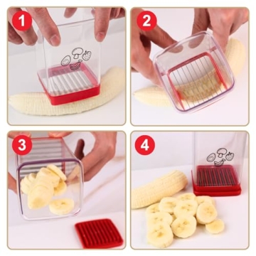 Coocake Fruit Slicer Cup for Quick and Easy Slicing