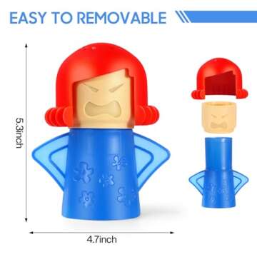 Spardar Angry Mama Microwave Oven Steam Cleaner for Easy Cleaning