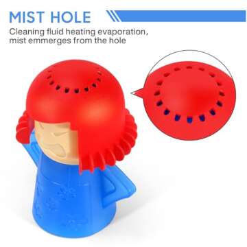 Spardar Angry Mama Microwave Oven Steam Cleaner for Easy Cleaning