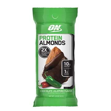 Optimum Nutrition Protein Almonds Snacks: Low Sugar Protein Boost in 5+ Flavors!
