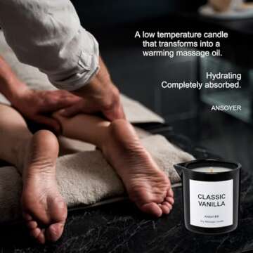 ANSOYER Massage Oil Candle - Ultra Hydrating Gift
