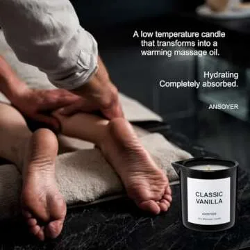 ANSOYER Massage Oil Candle - Ultra Hydrating Gift